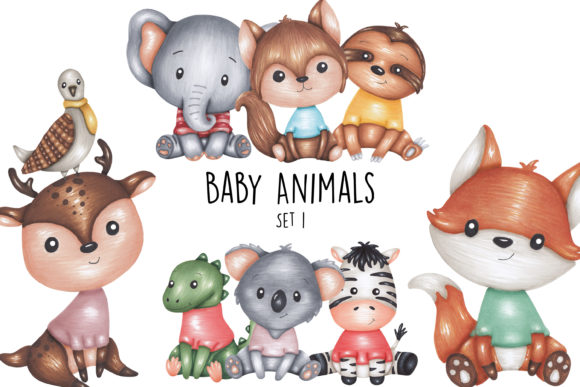 Download Woodland Baby Animals - Baby animals Collection