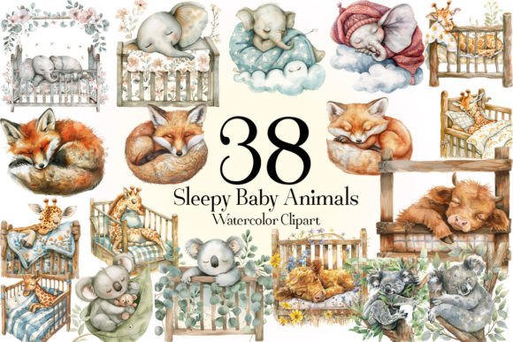 Download Sleeping Baby Animals PNG - Baby animals Collection