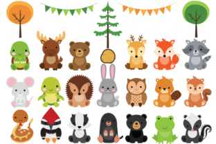 Download Woodland Baby Animals Clipart - Baby animals Collection