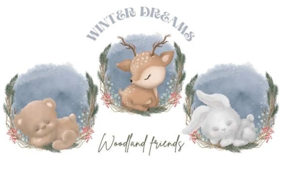 Download Winter Woodland Animals Clipart - Woodland animals Collection