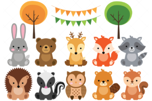 Download Woodland Baby Animals Clipart - Baby animals Collection
