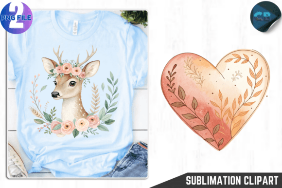 Download Boho Woodland Animals Clipart PNG - Woodland animals Collection