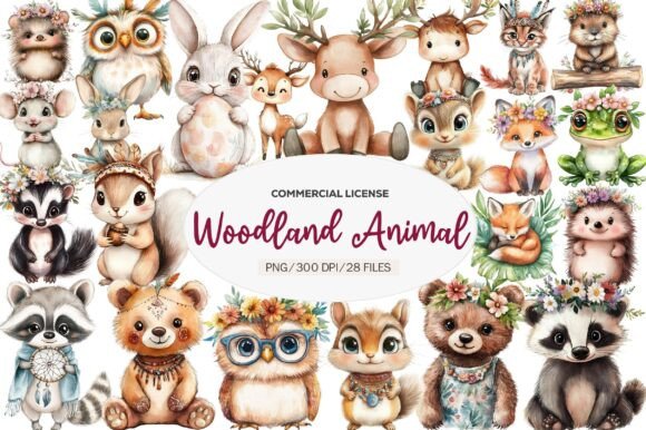 Download Boho Woodland Animal, Baby Animals Png - Baby animals Collection
