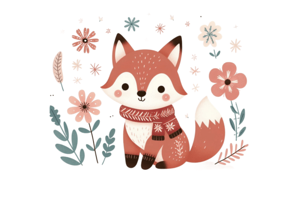 Download Cute Winter Fox PNG Sublimation - Winter fox png Collection