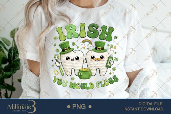 Download Irish You Would Floss PNG, Shamrock - Premium Bundle