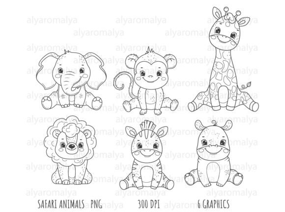 Download Jungle Baby Animals PNG - Baby animals Collection
